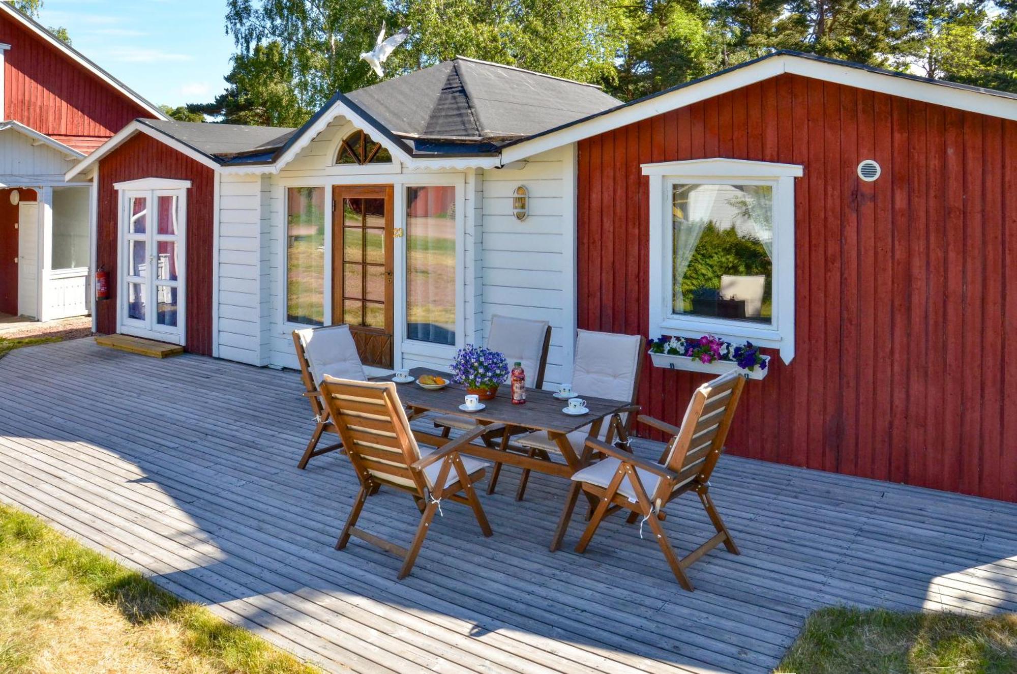 Strandbergs Stugor Mariehamn Esterno foto